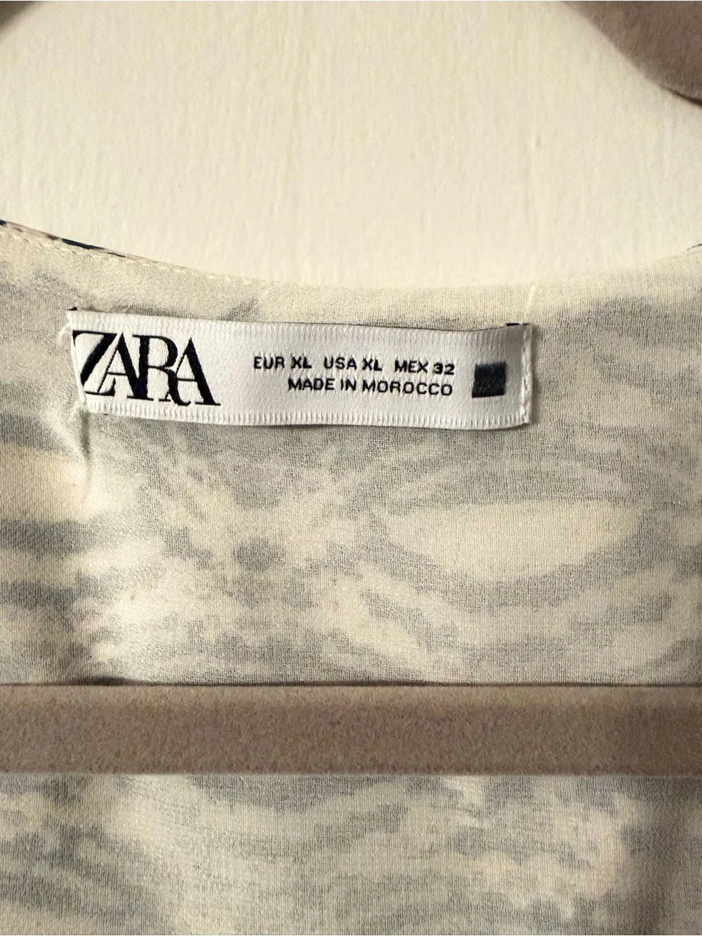 Zara Womens Metallic Bubblehem Puff Sleeve Cottagecore Peasant Boho Blouse SzXL